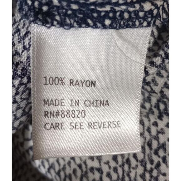 Ava Christine Shirt Ladies 1x Black and‎ White Light Weight - Picture 6 of 7